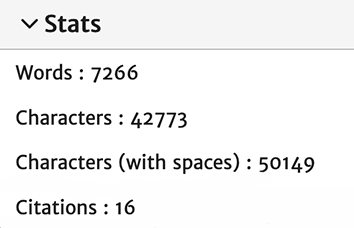 statistiques